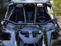 24-Present Can-Am Maverick R Black-Coated Front-Intrusion Bar MBRP