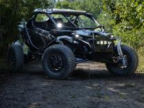 2024-Up Can-Am Maverick R, Black-Coated Steel Front Race Bumper MBRP