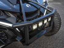 2024-Up Can-Am Maverick R, Black-Coated Steel Front Race Bumper MBRP