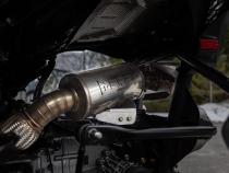 24-Present Can-Am Maverick R, Performance Series 3-Inch Turbo Back Single Slip-on Quiet, MBRP