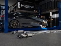 21-24 Kia K5 GT 2.5L Turbo, Armor Pro 2.5-Inch Cat-Back Dual Split Rear Quad Outlet, Carbon Fiber Tips, Street Profile MBRP