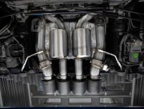 14-19 Chevrolet Corvette C7 6.2L, Armor Pro 3-Inch Axle-Back Dual Split Rear Quad Outlet with Carbon Fiber Tips, Active MBRP