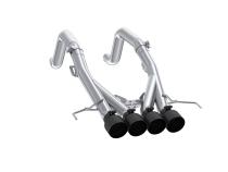 14-19 Chevrolette Corvette C7 6.2L Armor Pro 3-Inch Axle Back, Muffler Bypass, Quad Outlet with Black Tips MBRP
