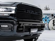2019-Up Ram 2500 Black-Coated Bumper Light Mounting Bar MBRP