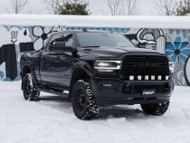 2019-Up Ram 2500 Black-Coated Bumper Light Mounting Bar MBRP