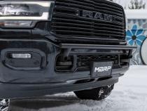 2019-Up Ram 2500 Black-Coated Bumper Light Mounting Bar MBRP