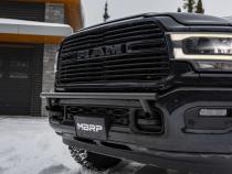 2019-Up Ram 2500 Black-Coated Bumper Light Mounting Bar MBRP